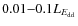 $0.01{-}0.1L_{E_{\rm dd}}$
