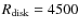 $R_{\rm disk}=4500$