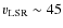 $v_{\rm LSR} \sim 45$
