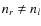 $n_r\neq n_l$