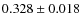 $0.328\pm0.018$