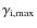 $\gamma_{\rm i,max}$