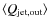 $\langle Q_{\rm jet,out}\rangle$