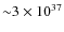 ${\sim} 3\times 10^{37}$