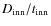 $D_{\rm inn}/t_{\rm inn}$