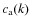 $c_{\rm a}(k)$
