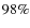 $98\%$