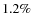 $1.2\%$