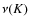 $\nu(K)$
