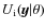 $U_{\rm i}({\vec y}\vert\theta)$
