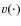 $v(\cdot)$