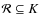 ${\cal R}\subseteq K$