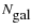 $N_{\mbox{gal}}$
