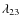 $\lambda_{23}$