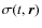 $\sigma(t,\vec{r})$