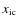$x_{\rm ic}$