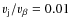 $v_{\rm j}/v_\beta =0.01$