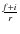 $\frac{\it f+i}r$