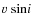 $v~{\rm sin}i$