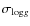 $\sigma_{\rm log{\it g}}$