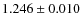 $1.246 \pm 0.010$