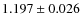$1.197 \pm 0.026$