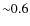 ${\sim}0.6$
