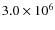 $3.0\times10^6$