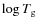 $\log T_{\rm g}$