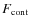 $F_{\rm cont}$