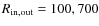 $R_{\rm in,out}=100,700$