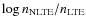 $\log n_{\rm NLTE}/n_{\rm LTE}$