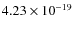 $4.23\times 10^{-19}$