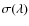 $\sigma(\lambda)$