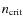 $n_{\rm crit}$