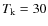 $T_{\rm k}=30$