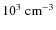 $10^3~\rm {cm^{-3}}$