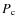 $P_{\rm c}$