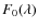 $F_0(\lambda)$