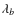 $\lambda_b$
