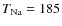 $T_{\rm Na}=185$