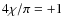 $4\chi/\pi = +1$