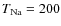 $T_{\rm Na}=200$