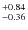 $^{\rm +0.84}_{\rm -0.36}$