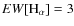 $EW[{\rm H}_{\alpha}]=3$