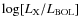 $\log[L_{\rm X}/L_{\rm BOL}]$