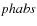${\it phabs}$