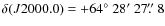 $\delta(J2000.0)=+64\hbox{$^\circ$ }28\hbox{$^\prime$ }27\hbox{$.\!\!^{\prime\prime}$ }8$