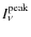 $I_{\rm\nu}^{\rm peak}$