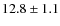 $12.8\pm1.1$